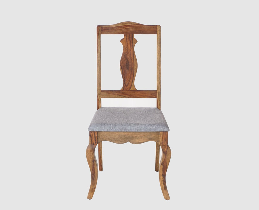 Denmark Sheesham Wood Dining Chair Set - Dining Chair - Furniselan - Teak-Finish