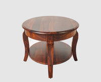 Denmark Sheesham Wood Oval Coffee Table Furniselan - Maple-Finish