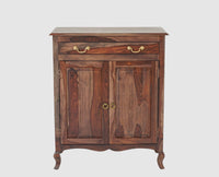 Denmark Sheesham Wood Shoe Rack Furniselan - Grey-Finish