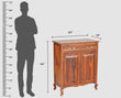 Denmark Sheesham Wood Shoe Rack - Furniselan