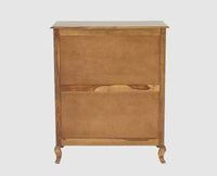 Denmark Sheesham Wood Shoe Rack Furniselan - Teak-Finish