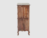 Denmark Sheesham Wood Shoe Rack Furniselan - Grey-Finish