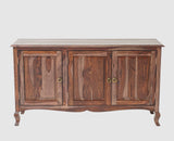 Denmark Sheesham Wood Three Doors Sideboard - Furniselan  - Grey-Finish