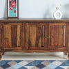 Denmark Sheesham Wood Three Doors Sideboard - Furniselan - Teak-Finish
