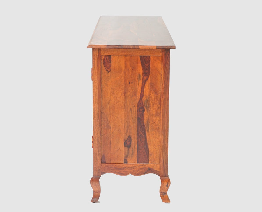 Denmark Sheesham Wood Three Doors Sideboard - Furniselan
