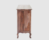 Denmark Sheesham Wood Three Doors Sideboard - Furniselan  - Grey-Finish
