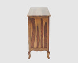 Denmark Sheesham Wood Three Doors Sideboard - Furniselan - Teak-Finish
