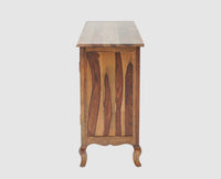 Denmark Sheesham Wood Three Doors Sideboard - Furniselan - Teak-Finish