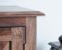 Denmark Sheesham Wood Three Doors Sideboard - Furniselan  - Grey-Finish