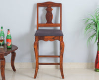 Denmark Solid Wood Bar Chair - Furniselan - Maple-Finish