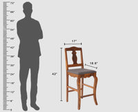 Denmark Solid Wood Bar Chair - Furniselan - Maple-Finish