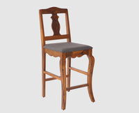 Denmark Solid Wood Bar Chair - Furniselan - Maple-Finish