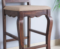 Denmark Solid Wood Bar Chair - Furniselan - Grey-Finish