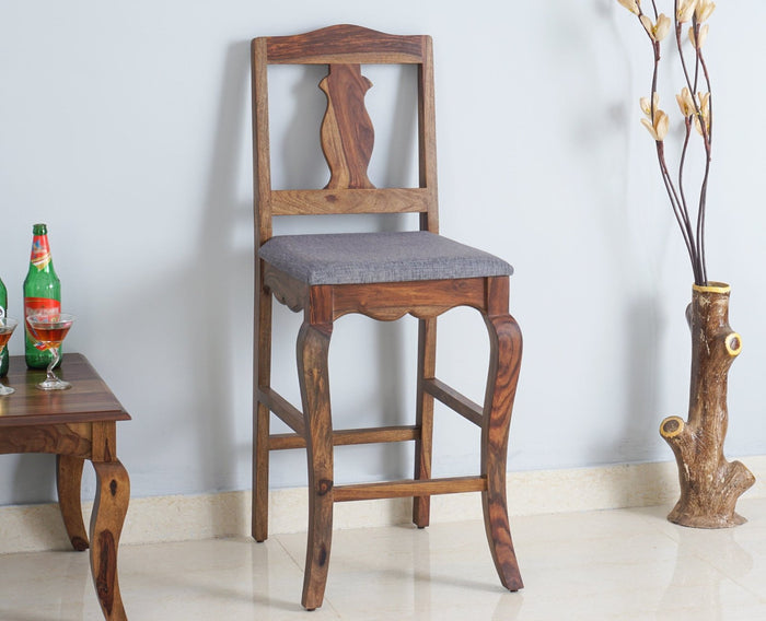Denmark Solid Wood Bar Chair - Furniselan