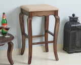 Denmark Solid Wood Bar Stool - Furniselan - Grey-Finish