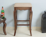 Denmark Solid Wood Bar Stool - Furniselan - Grey-Finish