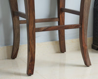 Denmark Solid Wood Bar Stool - Furniselan - Grey-Finish