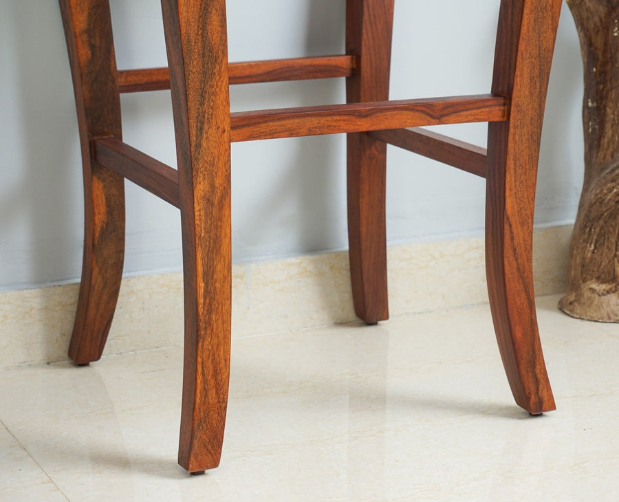 Denmark Solid Wood Bar Stool - Furniselan - Maple-Finish