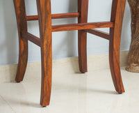 Denmark Solid Wood Bar Stool - Furniselan - Maple-Finish