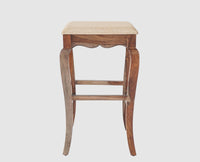 Denmark Solid Wood Bar Stool - Furniselan - Grey-Finish