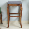 Denmark Solid Wood Bar Stool - Furniselan - Teak-Finish