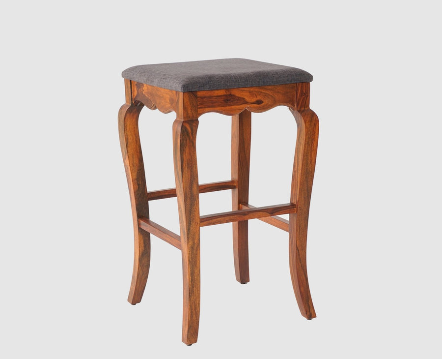 Denmark Solid Wood Bar Stool - Furniselan - Maple-Finish