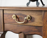 Denmark Solid Wood Bedside Table - Bedside Table - Furniselan - Teak-Finish