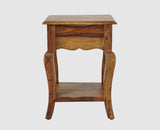 Denmark Solid Wood Bedside Table - Bedside Table - Furniselan - Teak-Finish
