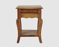 Denmark Solid Wood Bedside Table - Bedside Table - Furniselan - Teak-Finish