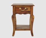 Denmark Solid Wood Bedside Table - Bedside Table - Furniselan - Teak-Finish