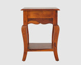 Denmark Solid Wood Bedside Table - Bedside Table - Furniselan - Maple-Finish