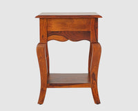 Denmark Solid Wood Bedside Table - Bedside Table - Furniselan - Maple-Finish