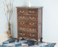 Denmark Solid Wood Chest of Drawer - Furniselan - Grey-Finish