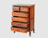 Denmark Solid Wood Chest of Drawer - Furniselan - Maple-Finish