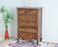 Denmark Solid Wood Chest of Drawer - Furniselan - Teak-Finish