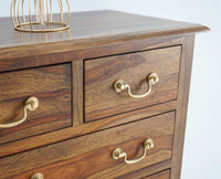 Denmark Solid Wood Chest of Drawer - Furniselan - Teak-Finish
