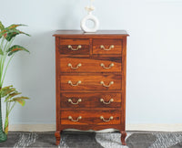 Denmark Solid Wood Chest of Drawer - Furniselan - Maple-Finish