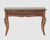 Denmark Solid Wood Dressing Table With Wall Hang Mirror - Furniselan-Grey-Finish
