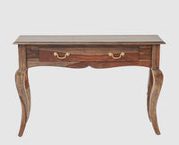 Denmark Solid Wood Dressing Table With Wall Hang Mirror - Furniselan-Grey-Finish
