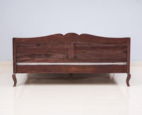 Denmark Solid Wood King Size Bed - Furniselan-Grey-Finish