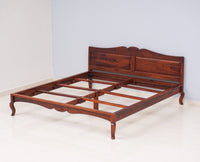 Denmark Solid Wood King Size Bed - Furniselan-Maple-Finish