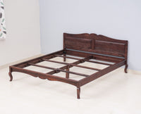 Denmark Solid Wood King Size Bed - Furniselan-Grey-Finish