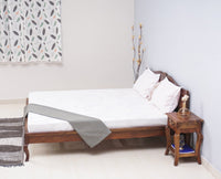 Denmark Solid Wood King Size Bed - Furniselan-Teak-Finish