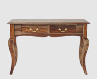 Denmark Two Drawer Study and Laptop Table - Study Table - Furniselan - Grey-Finish