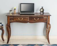 Denmark Two Drawer Study and Laptop Table - Study Table - Furniselan - Grey-Finish