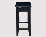 Denpasar Solid Wood Study Table with One Drawer - Study Table - Furniselan - Walnut-Finish