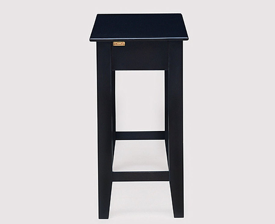 Denpasar Solid Wood Study Table with One Drawer - Study Table - Furniselan - Walnut-Finish