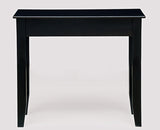 Denpasar Solid Wood Study Table with One Drawer - Study Table - Furniselan - Walnut-Finish
