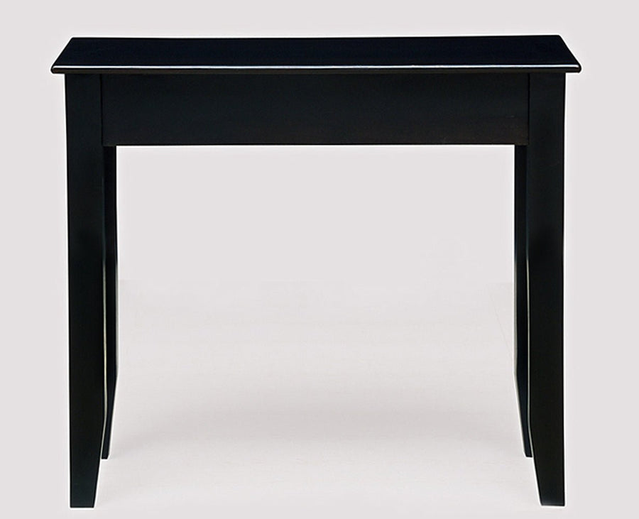 Denpasar Solid Wood Study Table with One Drawer - Study Table - Furniselan - Walnut-Finish