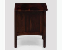 Dnipro Solid Wood Two Drawers Bedside Table - Bedside Table - Furniselan-Rosewood-Fine-Finish